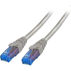 EFB Elektronik RJ45 пач корда кат. 6a, неекранирана U-UTP, LSZH 500MHz, сива (K8109GR.1)