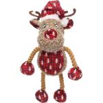 Flamingo Krola коледна плюшена играчка елен за кучета 1 бр