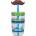 Contigo Детска чаша със сламка Contigo - Electric Blue Mustache, 470 ml (2094993)