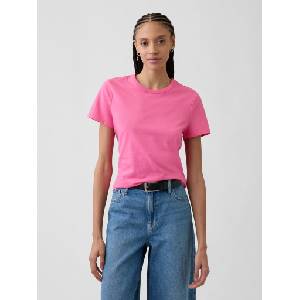 GAP Памучна тениска GAP GAP | Rozov | ЖЕНИ | XS - zoot - 34,11 лв