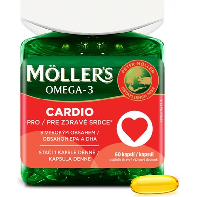Mollers Omega-3 Cardio 60 kapslí