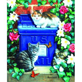 Image 1 of SunsOut - Puzzle Mail Box Kittens - 1 000 piese