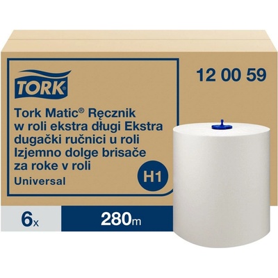 TORK Matic H1, jednovrstvové , biele, 6 x 280 m