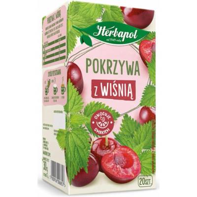 Herbapol Čaj žihľava s čerešňou 20 x 1,5 g