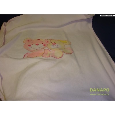 DANAPO Deka růžová medvídek pes