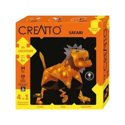 Piatnik Constructor Kosmos Creatto Safari 1KS3479, plastic