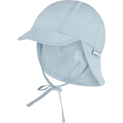 Sterntaler Детска шапка с козирка Sterntaler Kids' Peaked Cap with Neck Flap Basic Cap - Hellblau - размер 45 cm (904-3660-0514)