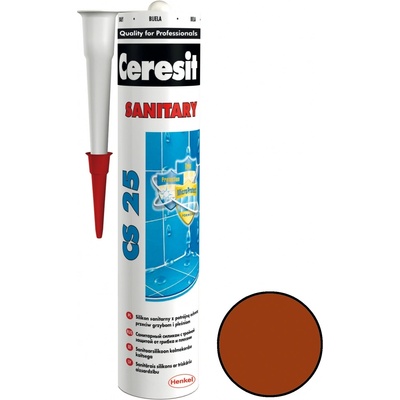 Ceresit CS 25 sanitární silikon 280 g clinker