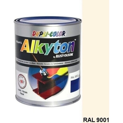 Rust Oleum Alkyton lesklá farba na hrdzu 2v1 250ml 9001 krémová