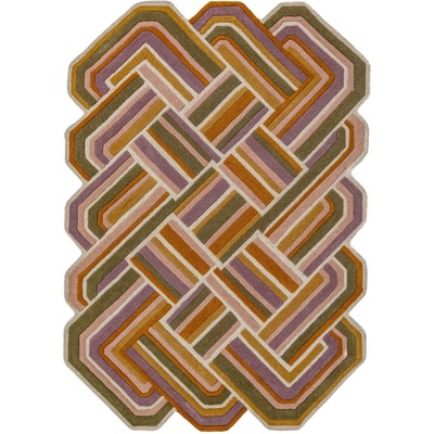 Flair Rugs Ръчно изработен вълнен килим 160x230 cm Lattice Shaped - Flair Rugs (503119381151)