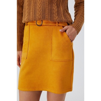 Moodo Оранжева дамска пола от велур Moodo Moodo | Oranzhev | ЖЕНИ | XS