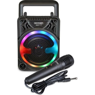 Bontempi Bezdrôtový reproduktor s mikrofónom a RGB podsvietením 491000