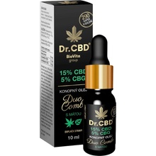 Dr. CBD 15 % CBD 5 % CBG Duo Combo s mátou 10 ml