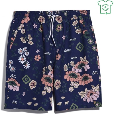 Farah Бански гащета Farah Men's Colbert Floral Swim Shorts - Rich Indigo