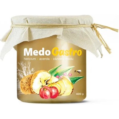 MycoMedica MedoGastro herícium acerola a zázvor v mede 400 g