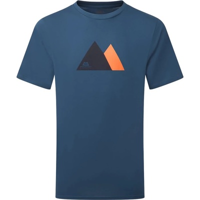 Mountain Equipment Мъжка тениска Mountain equipment Twin Peaks Tee T-shirt - Denim Blue (216-7805-0112)