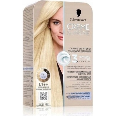 Schwarzkopf Creme Supreme Zesvětlovač vlasů L1++ Extrémní zesvětlovač plus