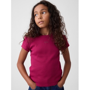 GAP Детска ребрована тениска с лого GAP GAP | Rozov | Момичешки | XS - zoot - 43,99 лв