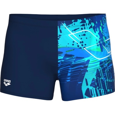 arena funny spot swim short navy/multi s - uk32