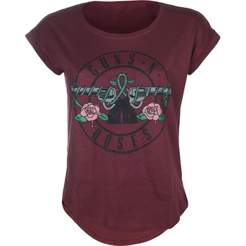 NNM дамска тениска Guns N' Roses - Drawn Bullet Logo - Dark Red - 51986200