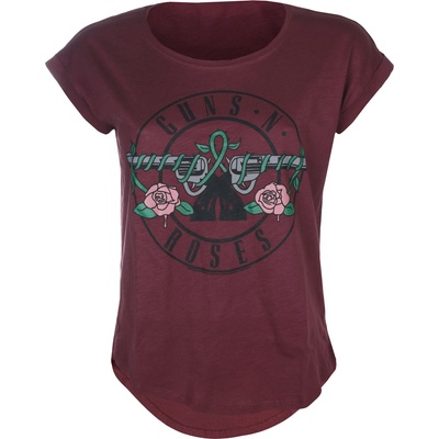 NNM дамска тениска Guns N' Roses - Drawn Bullet Logo - Dark Red - 51986200