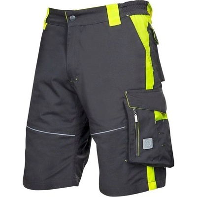 Ardon NEON HI VIS ŠORTKY MONTÉRKOVÉ KRÁTKE NOHAVICE ČIERNO ŽLTÉ H6440