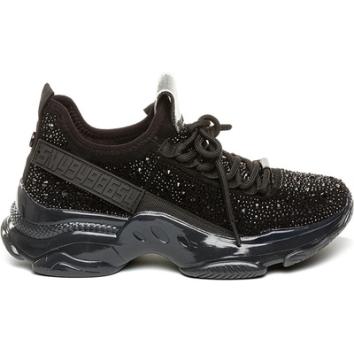 Steve Madden Маратонки STEVE MADDEN Kids' Maxima Crystal Heritage Low-Top Trainers - Black