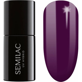 Image 1 of Semilac UV Gel Polish Plum 7ml