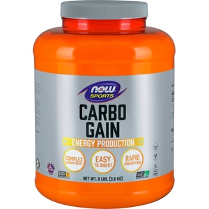 NOW NOW Carbo Gain, 3, 6 kg