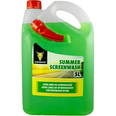 Coyote Letná kvapalina do ostrekovačov kiwi 5 l