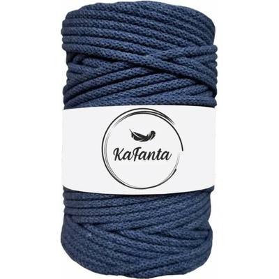 Bavlnená šnúra KaFanta 5 mm - jeansová