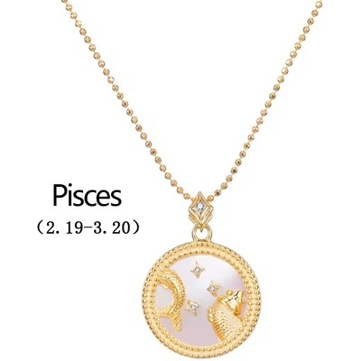 Majya Stříbrný přívěsek s řetízkem MOONLIGHT PISCES 10889