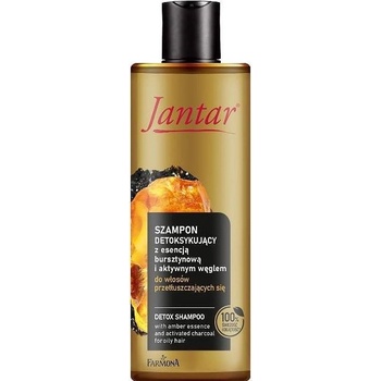 Farmona Natural Cosmetics Laboratory Jantar Детокс шампоан за мазна коса с кехлибар и активен въглен, 300 ml