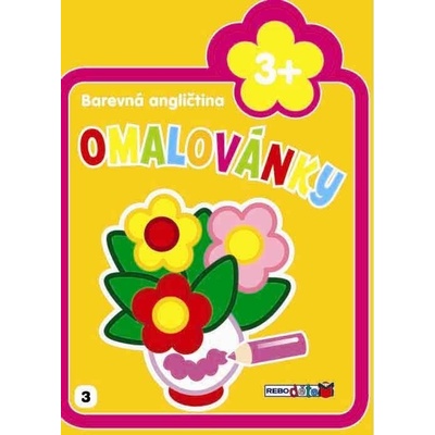 Kytička Barevná angličtina omalovánky