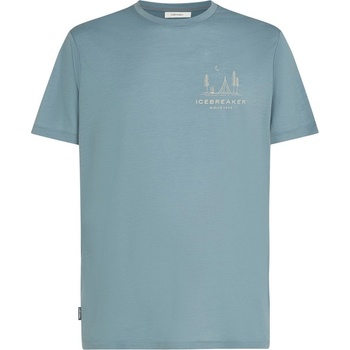Icebreaker Men Merino 150 Tech Lite SS Tee Peaceful Pass Размер: L / Цвят: светло син