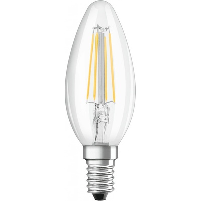 Osram LED žiarovka E14 B35 CL 3,4W = 40W 470lm 4000K Neutrálne 300° CRI90 Vlákno SUPERSTAR+ Stmievateľné