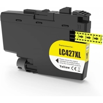 Compatible Brother LC-427XLY съвместима мастилница, жълт (LC-427XLY)