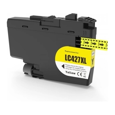 Compatible Brother LC-427XLY съвместима мастилница, жълт (LC-427XLY)