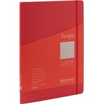 Fedrigoni Тетрадка Ecoqua+, A4, картонена корица, със скрита спирала, 70 листа, малина