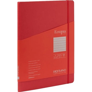 Fedrigoni Тетрадка Ecoqua+, A4, картонена корица, със скрита спирала, 70 листа, малина