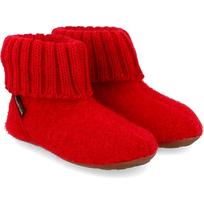 Haflinger Детски пантофи Haflinger Kid's Karlo Slippers - Ruby - размер 35 (EU) (702-6033-0423)