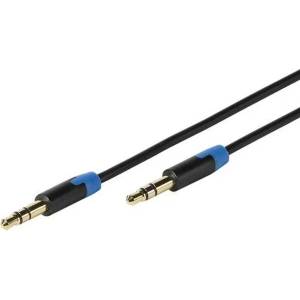 Vivanco Аудио кабел Vivanco 41904, от Jack(м) 3.5mm към Jack(м) 3.5mm, 1.2m, черен (41904)