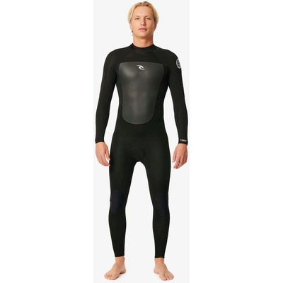 Pánský Rip Curl Omega 5/3 Back Zip Steamer black