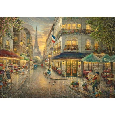 Schmidt Kinkade Paris Café dřevěná 1000 dílků