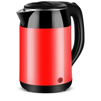 BROCK Electronics WK 5522 RD чайник с двойна стена, 1, 8 л (WK 5522 RD)