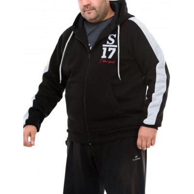 S-line Мъжки Суитшърт Big Black Тъмносив меланж 6XL