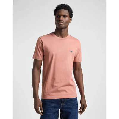 Lee tričko Lee Jeans Patch Logo Tee 112364539 tehlové