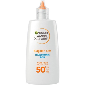 Garnier Ambre Solaire Слънцезащитен флуид с хиалуронова киселина, SPF50+, 40 ml