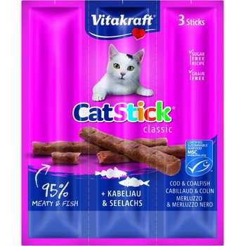 Vitakraft Cat Stick mini treska 3 x 6 g