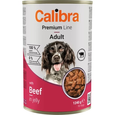 Calibra Premium Dog with Beef 1240 g